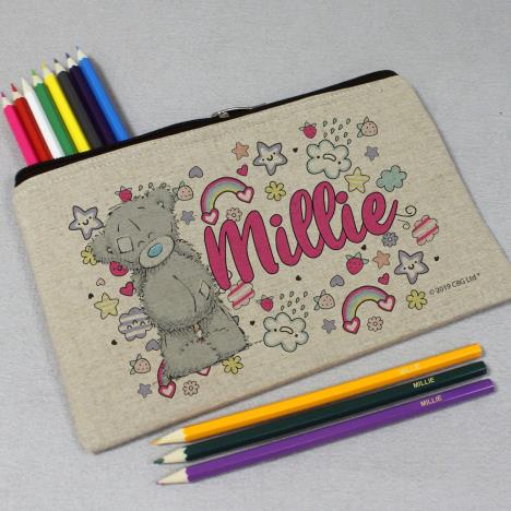 Personalised Me to You Pastel Pop Pencil Case & Coloured Pencils Set Extra Image 1